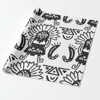 Aztec Art - Lizard Pattern