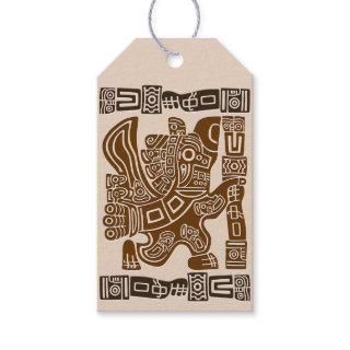 Aztec Eagle Warrior Tribal Ancient Art Gift Tags