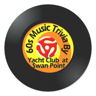 "B" Side 3 Classic Round Sticker