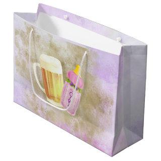 Baby BBQ and Beer | Summer Outdoor Shower Theme Large Gift Bag