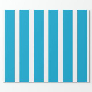 Baby Blue and White Stripes