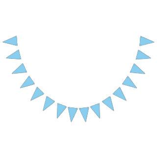 Baby Blue Bunting Flags
