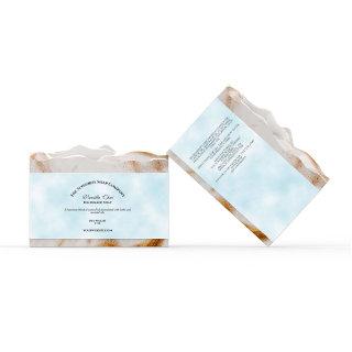 Baby Blue Parchment Paper Style Soap Band - 1