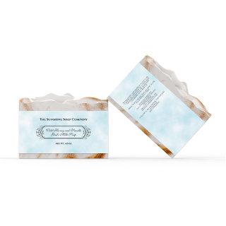 Baby Blue Parchment Paper Style Soap Band - 2