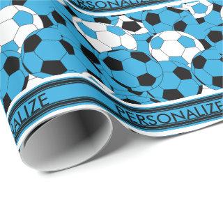 Baby Blue Soccer Ball Collage