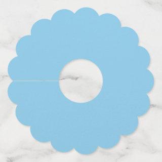 Baby Blue Wine Glass Tag
