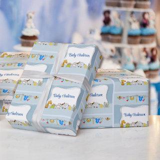 Baby Boy Add Personalize Name or Text Blue