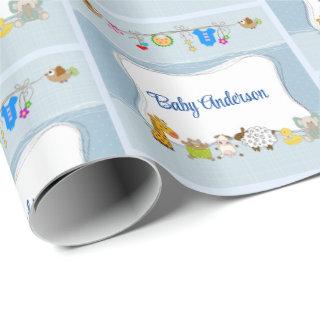 Baby Boy Add Personalize Name or Text Blue