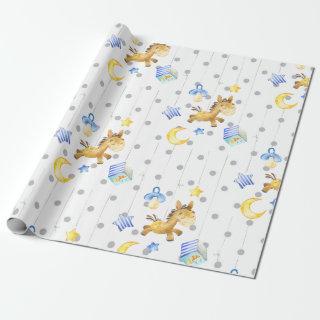 Baby Boy Toys Pattern Baby Shower Gift Nursery