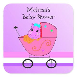 Baby Buggy Baby Shower Sticker