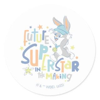 Baby BUGS BUNNY™ Future Superstar In Training Classic Round Sticker