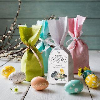 Baby Chicks & Nest | Happy Easter Gift Tags