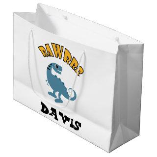 Baby Dinosaur Design - Gift Bag - Large