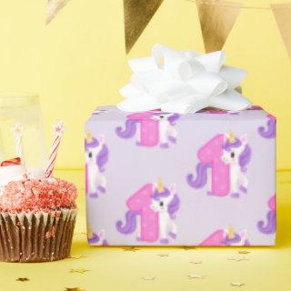 baby girls first Birthday unicorn