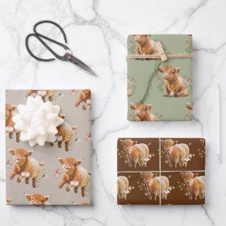 Baby Highland Cow  Sheets