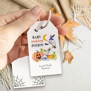 Baby Making Potion Halloween Baby Shower Favor Gift Tags