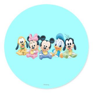 Baby Mickey & Friends Classic Round Sticker