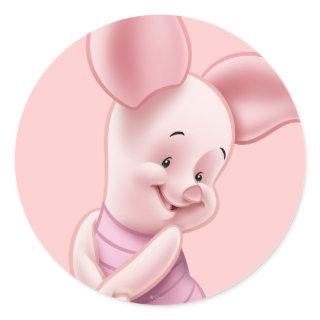 Baby Piglet Classic Round Sticker