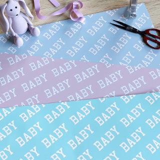 Baby Shower Blue Pink Teal  Sheets
