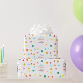 Baby Shower Colorful Dots