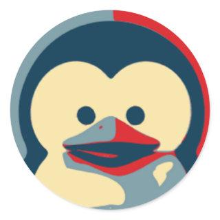 Baby Tux Linux Classic Round Sticker