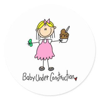 Baby Under Construction Sticker