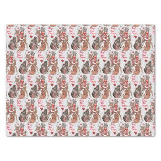 Baby's First Christmas Woodland Animals Deer Bunny Tissue Paper