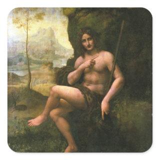Bacchus, c.1695 (oil on canvas) square sticker