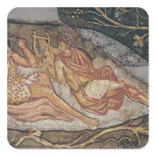 Bacchus Reclining, detail Square Sticker