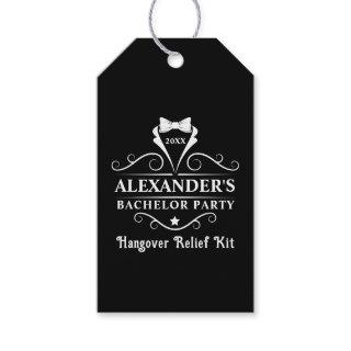 Bachelor Party Tuxedo Tie Hangover Gift Tags