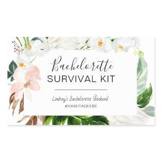 Bachelorette Survival Kit Rectangular Sticker