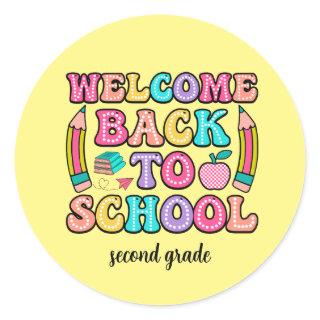 Back to school colorful elementary Sticker