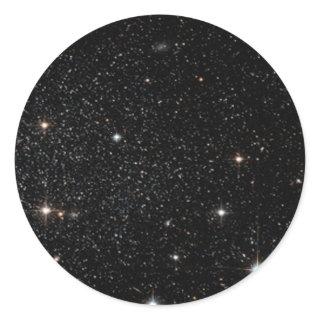 Background - Night Sky & Stars Classic Round Sticker