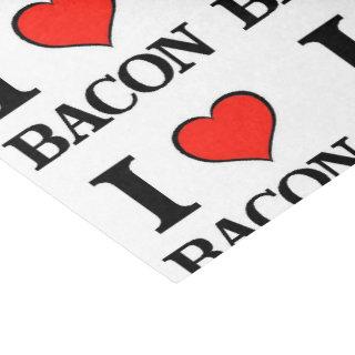 Bacon Heart Tissue Paper