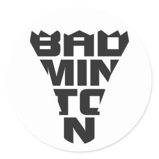 Badminton Sticker