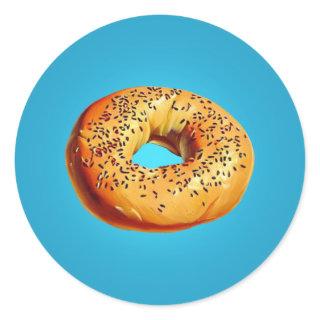 Bagel Classic Round Sticker