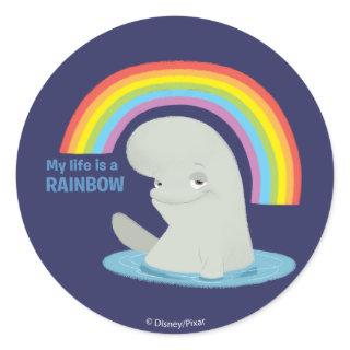 Bailey | My Life is a Rainbow Classic Round Sticker