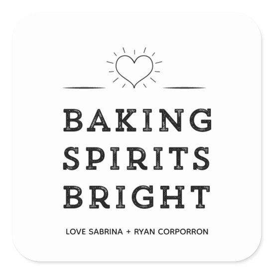 Baking Spirits Bright Cookie Exchange Stickers