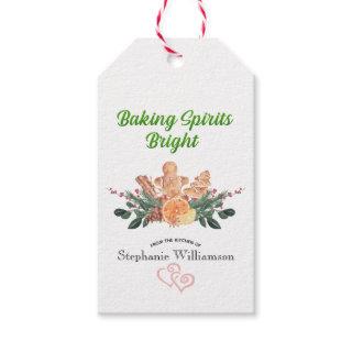 Baking Spirits Bright Gift Tag for Home Baked Gift