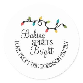 Baking Spirits Bright holiday baked goods labels