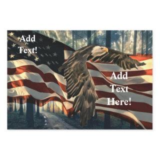 Bald Eagle American Flag  Sheets