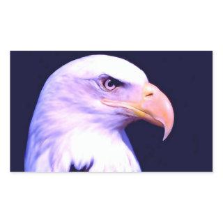 Bald Eagle Rectangular Sticker