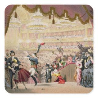 Ball at the Opera Square Sticker