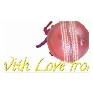 Ball NEWZEALAND Rectangular Sticker