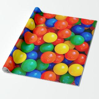Ball Pit Bouncy Balls Blue, Green, Red, Yellow