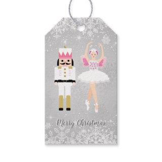 Ballerina, Nutcracker, snowflakes Christmas Gift Tags