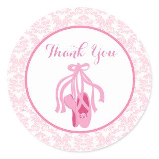 Ballet Slippers Favor Stickers