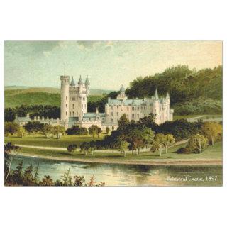 Balmoral Castle 1897 High Resolution Decoupage Tissue Paper