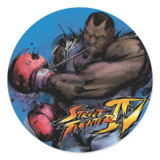 Balrog Tying on Glove Classic Round Sticker