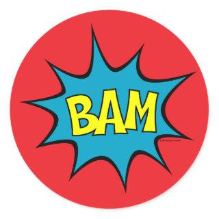 Bam! Classic Round Sticker